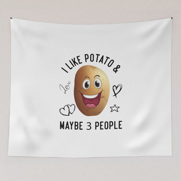 Item preview, I Like Potato And Maybe 3 People - Funny Potato Lovers designed and sold by medbdj.