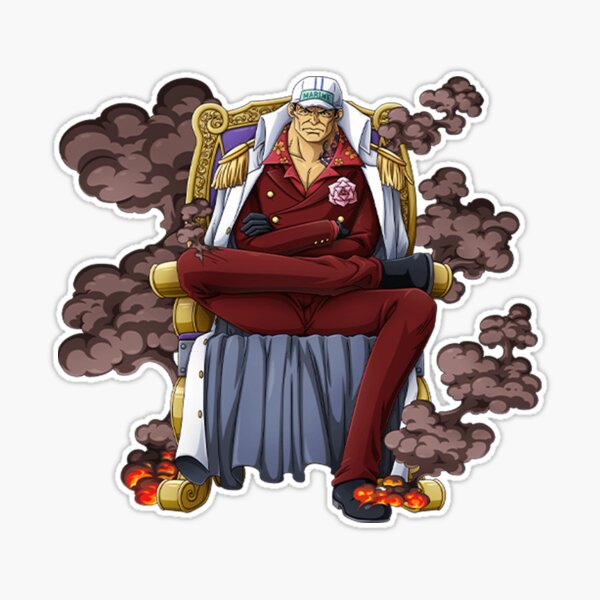 One Piece Admiral Sakazuki Akainu , One Piece | Sticker