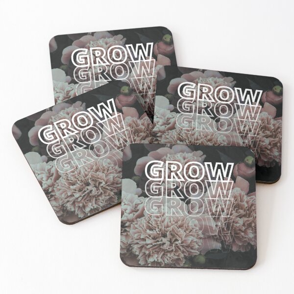 Item preview, GROW (above) - Dreamy Brown Flowers designed and sold by AliceSLee.