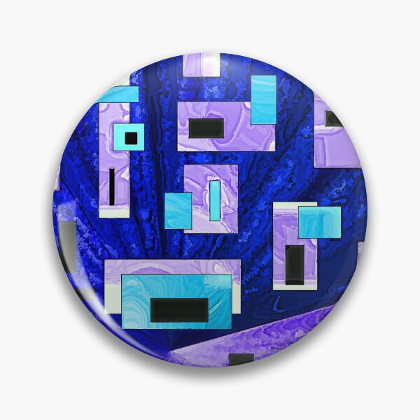 Item preview, Rectangles Blue and Purple Abstract Design designed and sold by 1Lbrody1.