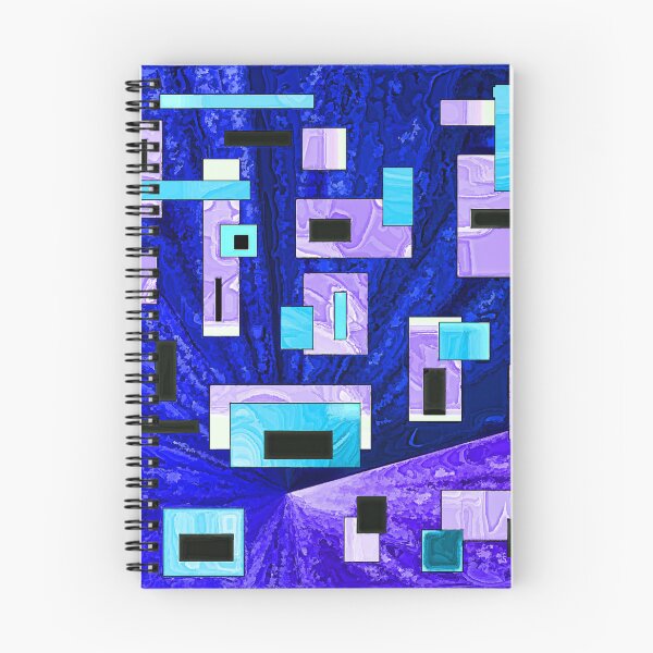 Item preview, Rectangles Blue and Purple Abstract Design designed and sold by 1Lbrody1.