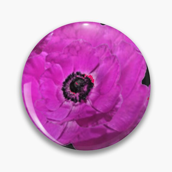 Item preview, BLOOMING FUCHSIA PURPLE GARDEN FLOWERS GREYISH ART designed and sold by sharlesart.