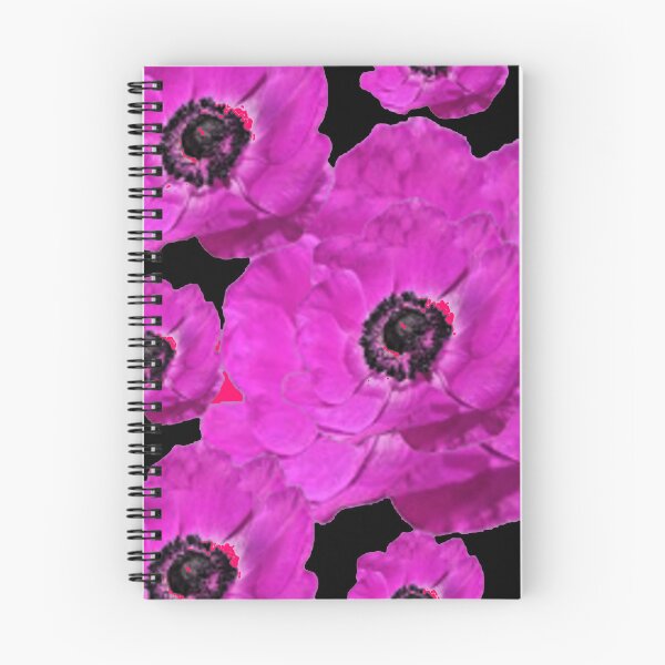 Item preview,  BLOOMING FUCHSIA PURPLE GARDEN FLOWERS  GREYISH ART designed and sold by sharlesart.