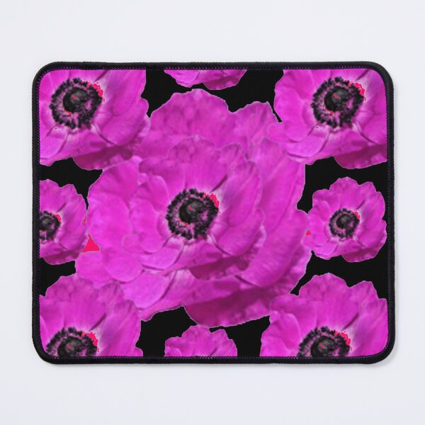 Item preview, BLOOMING FUCHSIA PURPLE GARDEN FLOWERS GREYISH ART designed and sold by sharlesart.