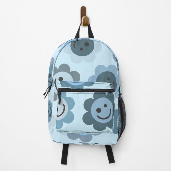 Item preview, Bluer Blue Flower Happy Faces designed and sold by gray-cat.