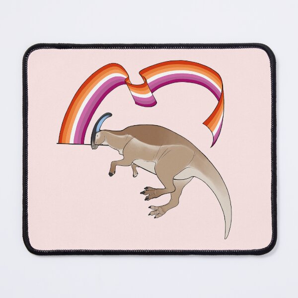 Item preview, Dinosaur Pride - Lesbian Parasaurolophus designed and sold by SaritaWolff.