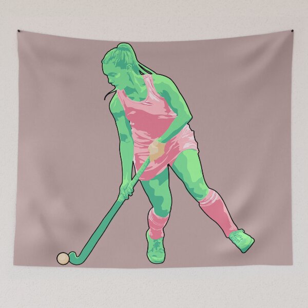 Item preview, Field Hockey Player (Mint Green & Blush Pink) designed and sold by Zia Frazier.