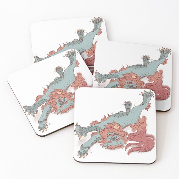 Item preview, Stretching foo dog designed and sold by PigeonWithPaint.