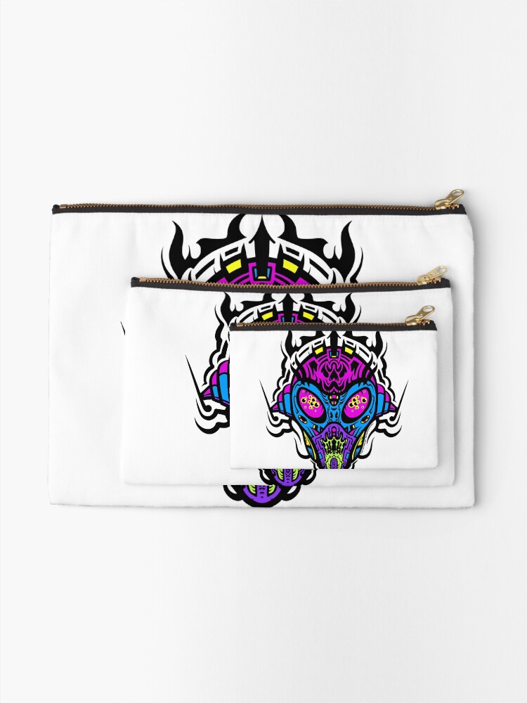 Alternate view of Stranger Still - The Pretty Colors Zipper Pouch