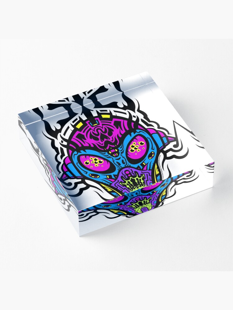 Alternate view of Stranger Still - The Pretty Colors Acrylic Block