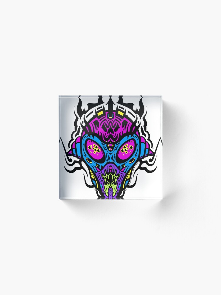 Alternate view of Stranger Still - The Pretty Colors Acrylic Block