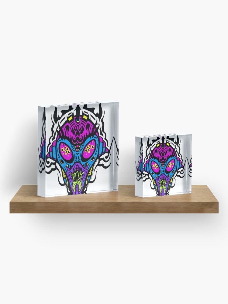 Alternate view of Stranger Still - The Pretty Colors Acrylic Block