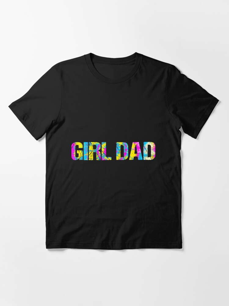 Girl Dad Shirt For Men Daddy Fathers Day Daughter Girl Dad Tie-Dye Long  Sleeve Shirt