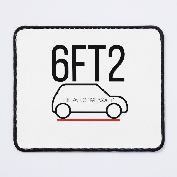 Item preview, 6 Foot 2 In A Compact (Red) designed and sold by MixedBags.