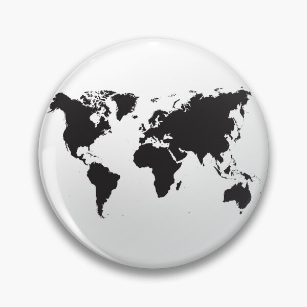 Item preview, Minimalist World Map designed and sold by UrbanEpiphany.