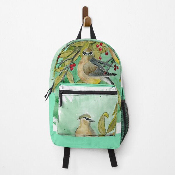 Item preview, Three Cedar Waxwings and Red Berries designed and sold by 1Lbrody1.