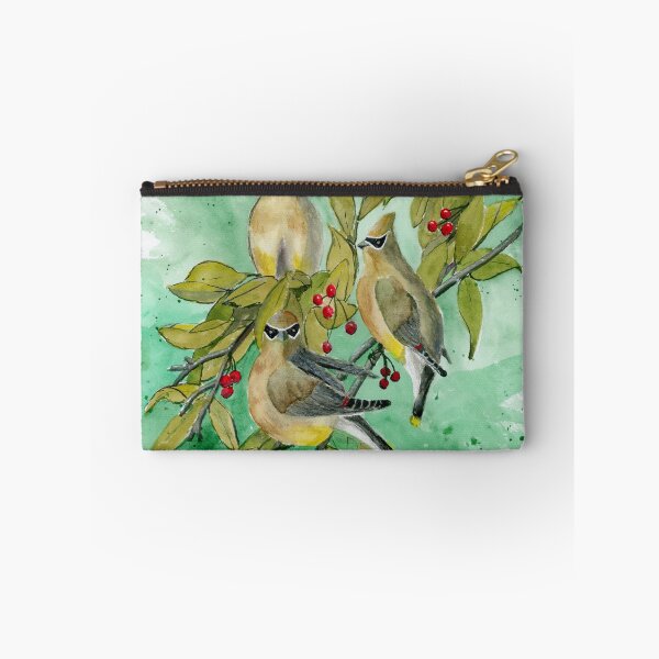 Item preview, Three Cedar Waxwings and Red Berries  designed and sold by 1Lbrody1.