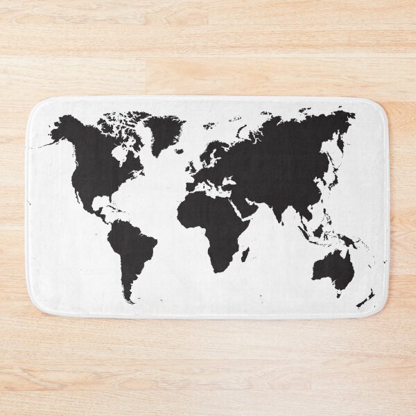 Item preview, Minimalist World Map designed and sold by UrbanEpiphany.
