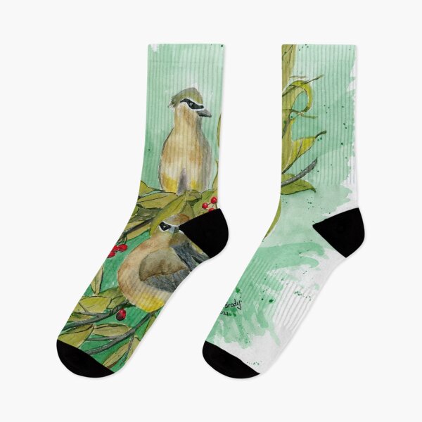 Item preview, Three Cedar Waxwings and Red Berries  designed and sold by 1Lbrody1.