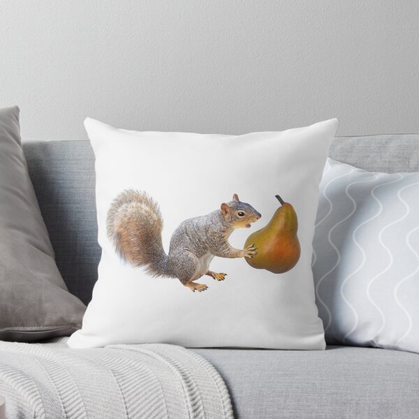 Item preview, Squirrel Eating Pear designed and sold by catsclips.