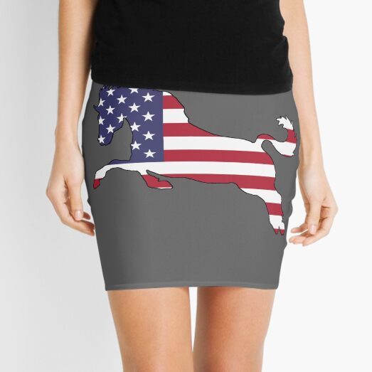 American Flag – Horse Mini Skirt