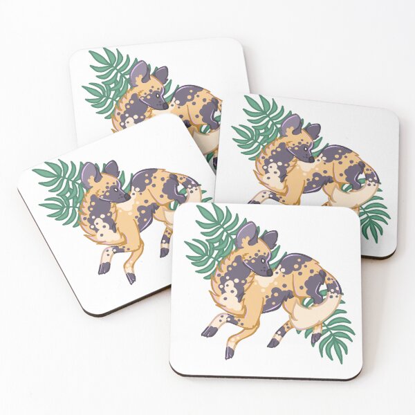 Item preview, Stylized African wild dog designed and sold by PigeonWithPaint.