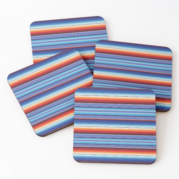 Item preview, Royal Blue Saltillo Serape modern mexican blanket fiesta colors design designed and sold by T-Mex.