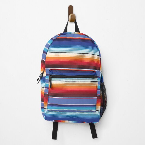Item preview, Royal Blue Saltillo Serape modern mexican blanket fiesta colors design designed and sold by T-Mex.