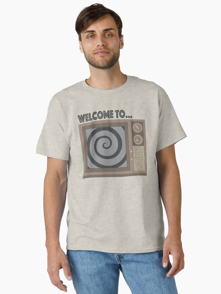 Thumbnail 1 of 7, Classic T-Shirt, The Twilight Zone TV Design designed and sold by QarliesArt.