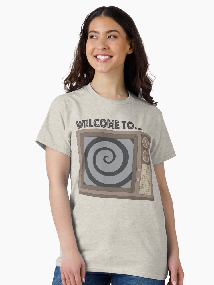 Thumbnail 2 of 7, Classic T-Shirt, The Twilight Zone TV Design designed and sold by QarliesArt.
