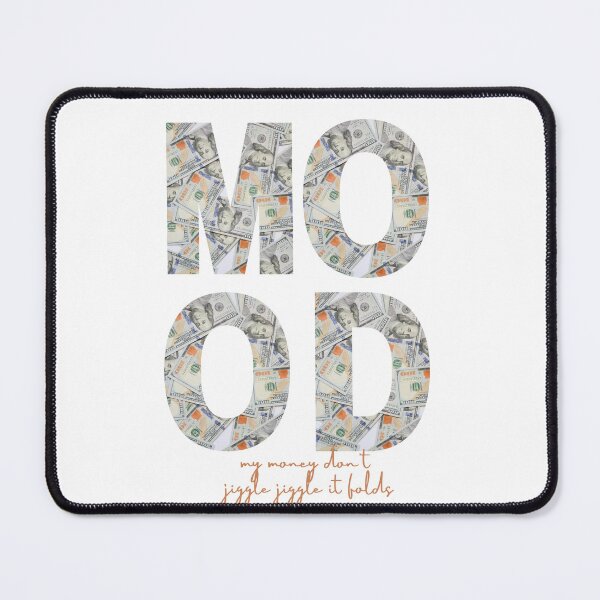 Item preview, My money don't jiggle jiggle it folds designed and sold by MixedBags.