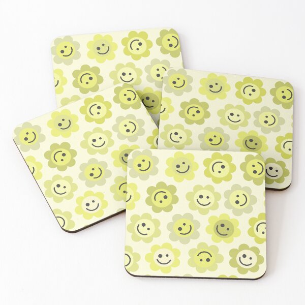Item preview, Yellower Yellow Flower Happy Faces designed and sold by gray-cat.