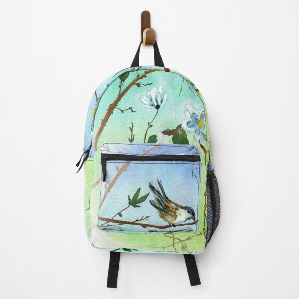 Item preview, Two Spring Birds and White Flowers designed and sold by 1Lbrody1.