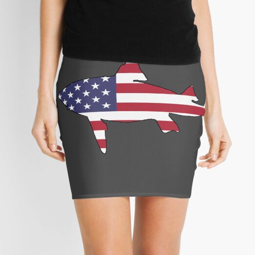 American Flag – Shark Mini Skirt
