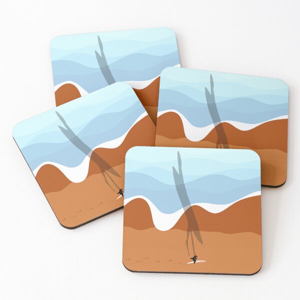 Item preview, Gone Surfing | Ocean Waves Illustration  designed and sold by The-Drone-Man.