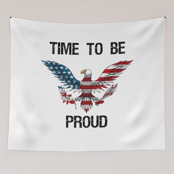 Item preview, Time to be Proud 14th July USA Eagle designed and sold by Gomqes.