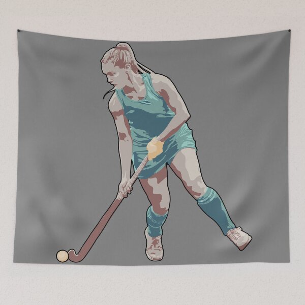 Item preview, Field Hockey Player: Beach Vibes designed and sold by Zia Frazier.