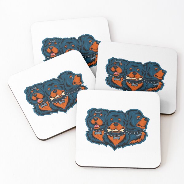 Item preview, Cerberus mascot style logo designed and sold by PigeonWithPaint.