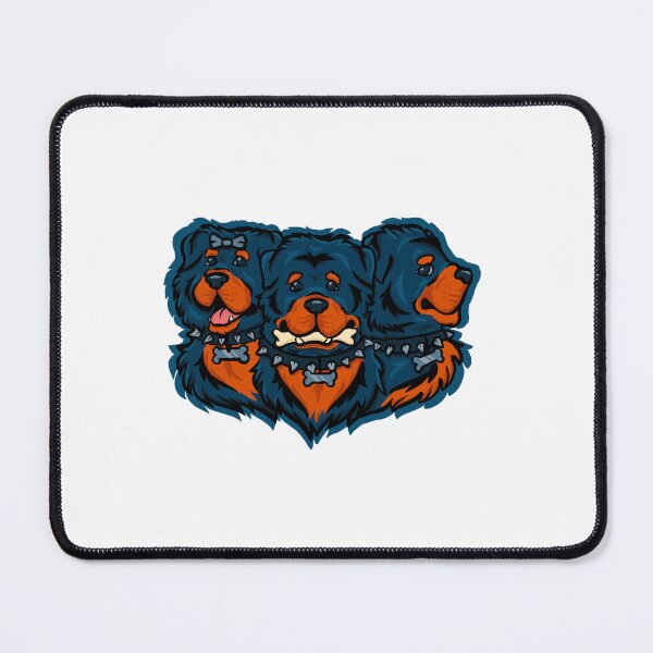 Item preview, Cerberus mascot style logo designed and sold by PigeonWithPaint.