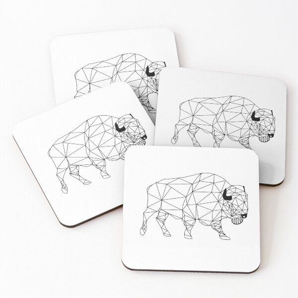 Item preview, Geometric Bison designed and sold by SheHunts99.