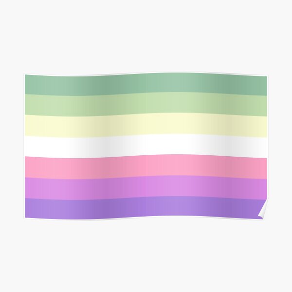 Genderfae Pride Flag Poster For Sale By Kiippers Redbubble