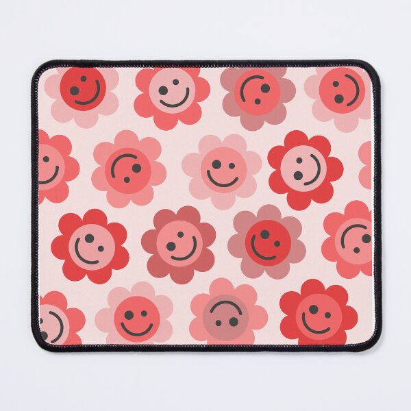 Item preview, Pinker Pink Flower Happy Faces designed and sold by gray-cat.