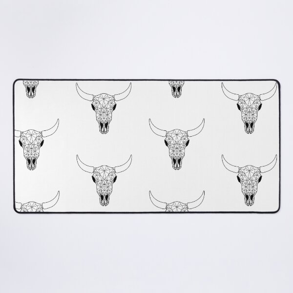 Item preview, Geometric Bison skull designed and sold by SheHunts99.