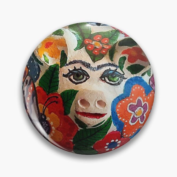Item preview, The flowery pig designed and sold by Madalena Lobao-Tello.