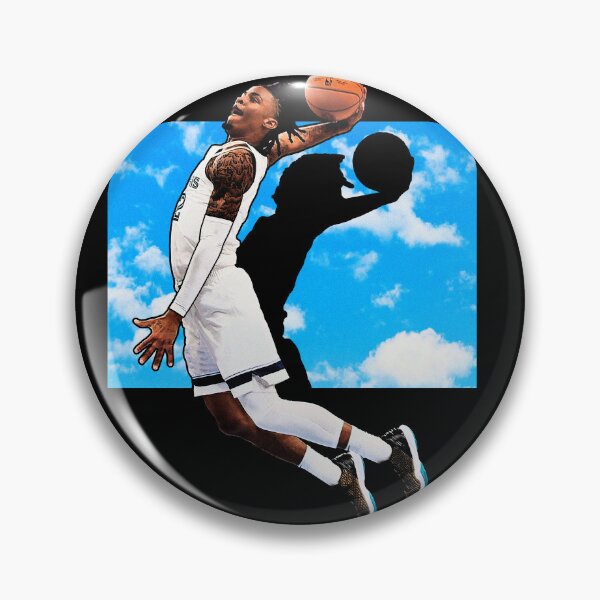 Item preview, Morant Dunking Basketball Player Sky Art  designed and sold by InGame Basketball.