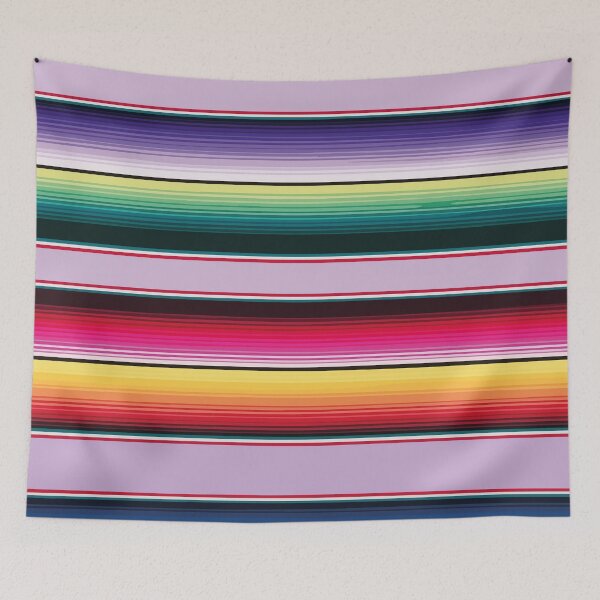 Item preview, Lilac sarape Saltillo modern style mexican blanket  designed and sold by T-Mex.