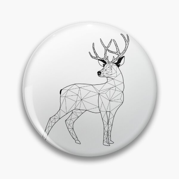 Item preview, Geometric Mule Deer designed and sold by SheHunts99.