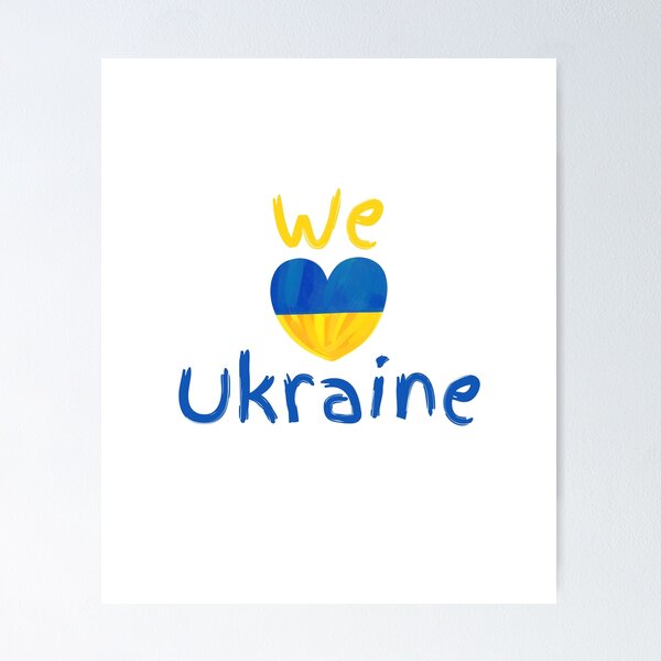 Item preview, We Love Ukraine! designed and sold by nateloewen.