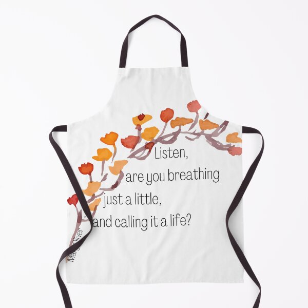 Item preview, Breathing | Mary Oliver designed and sold by ArtistVenus.