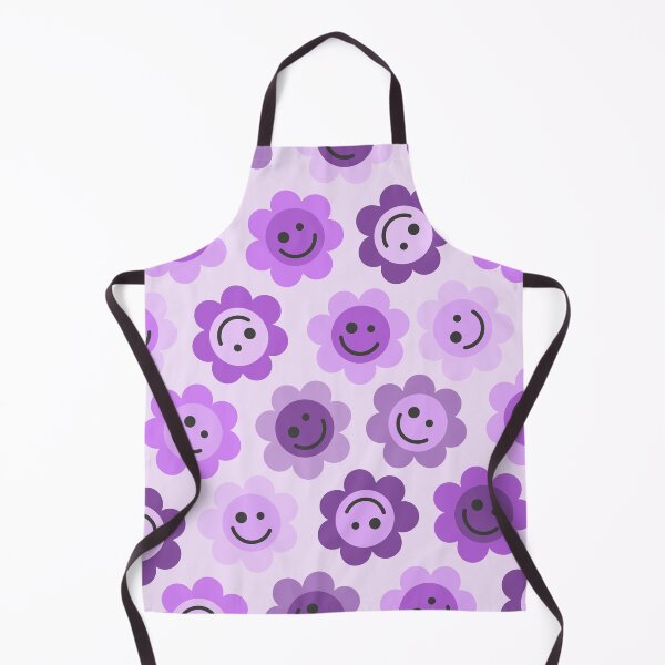 Item preview, Purpler Purple Flower Happy Faces designed and sold by gray-cat.